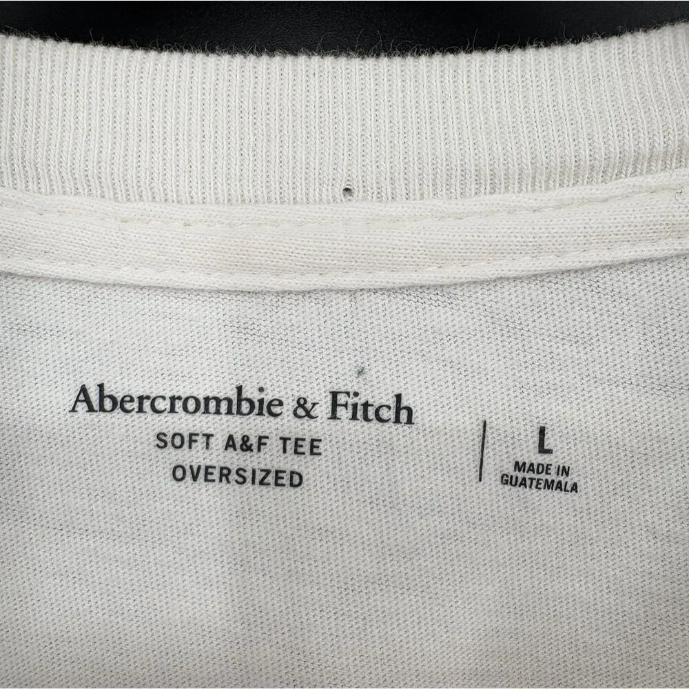Abercrombie & Fitch Men Keith Haring New York Big Apple Graphic T-shirt L White - Picture 4 of 11